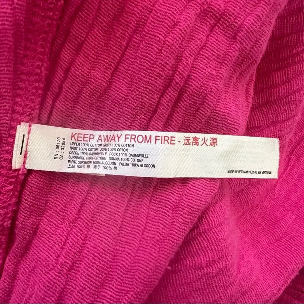 Daily Practice by Anthropologie Everyday Tee Dress XS Raspberry Rose/Hot Pink - Picture 12 of 15